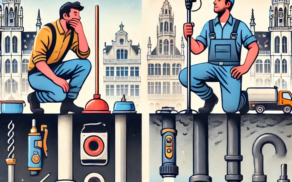 Comparatif : Déboucher Soi-Même vs Faire Appel à un Professionnel à Bruxelles